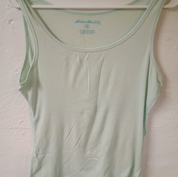 Eddie Bauer Women's Mint Green Tank Top - Picture 1 of 5